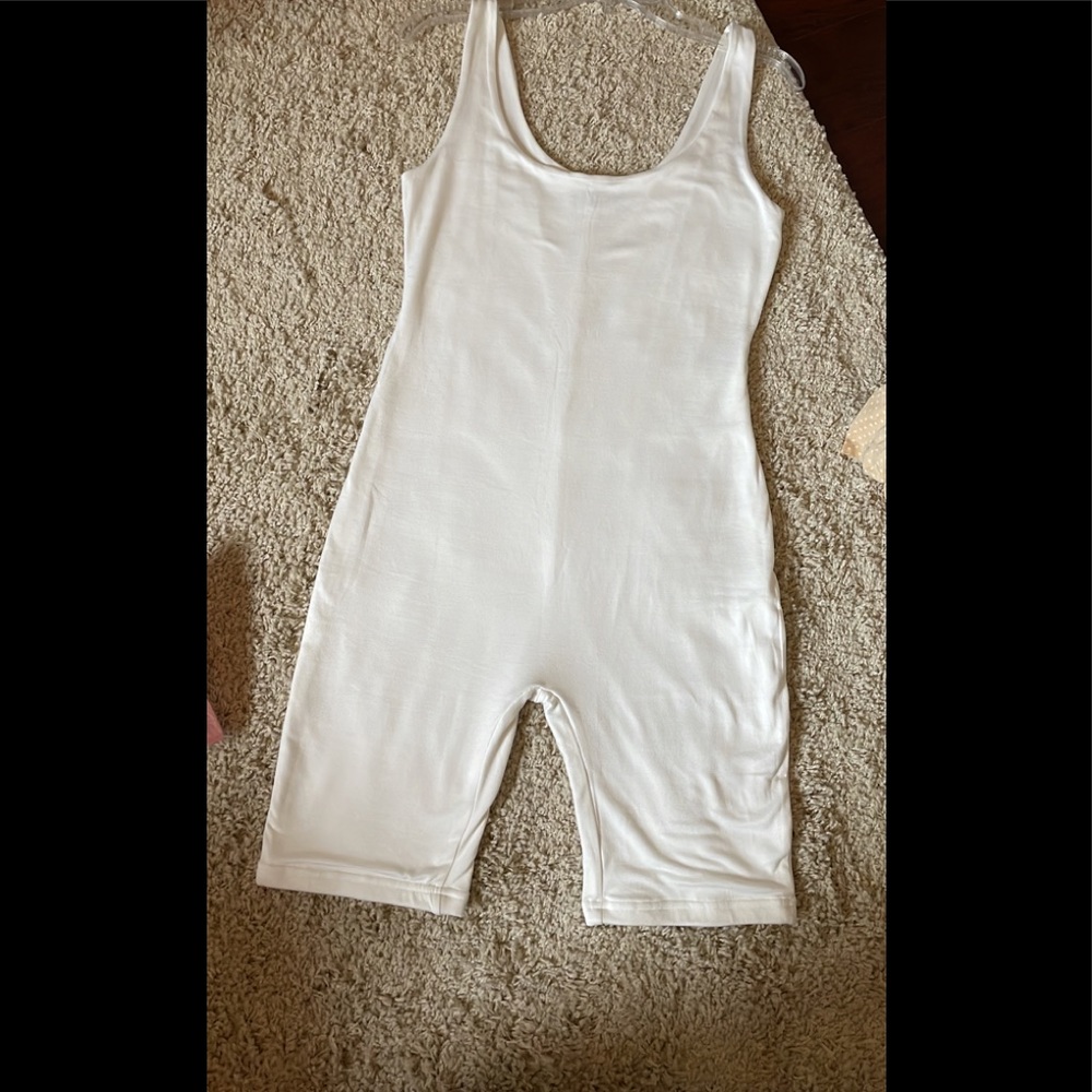 “The Cindy” ivory maternity jumpsuit!